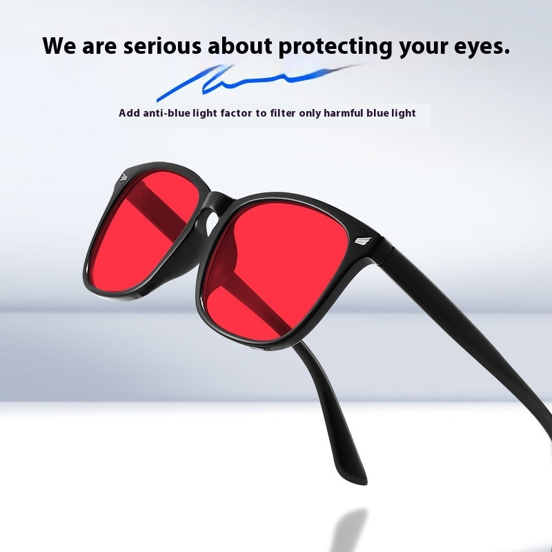 Lunettes Anti-Lumière Bleue et Protection UV avec Lumière Rouge