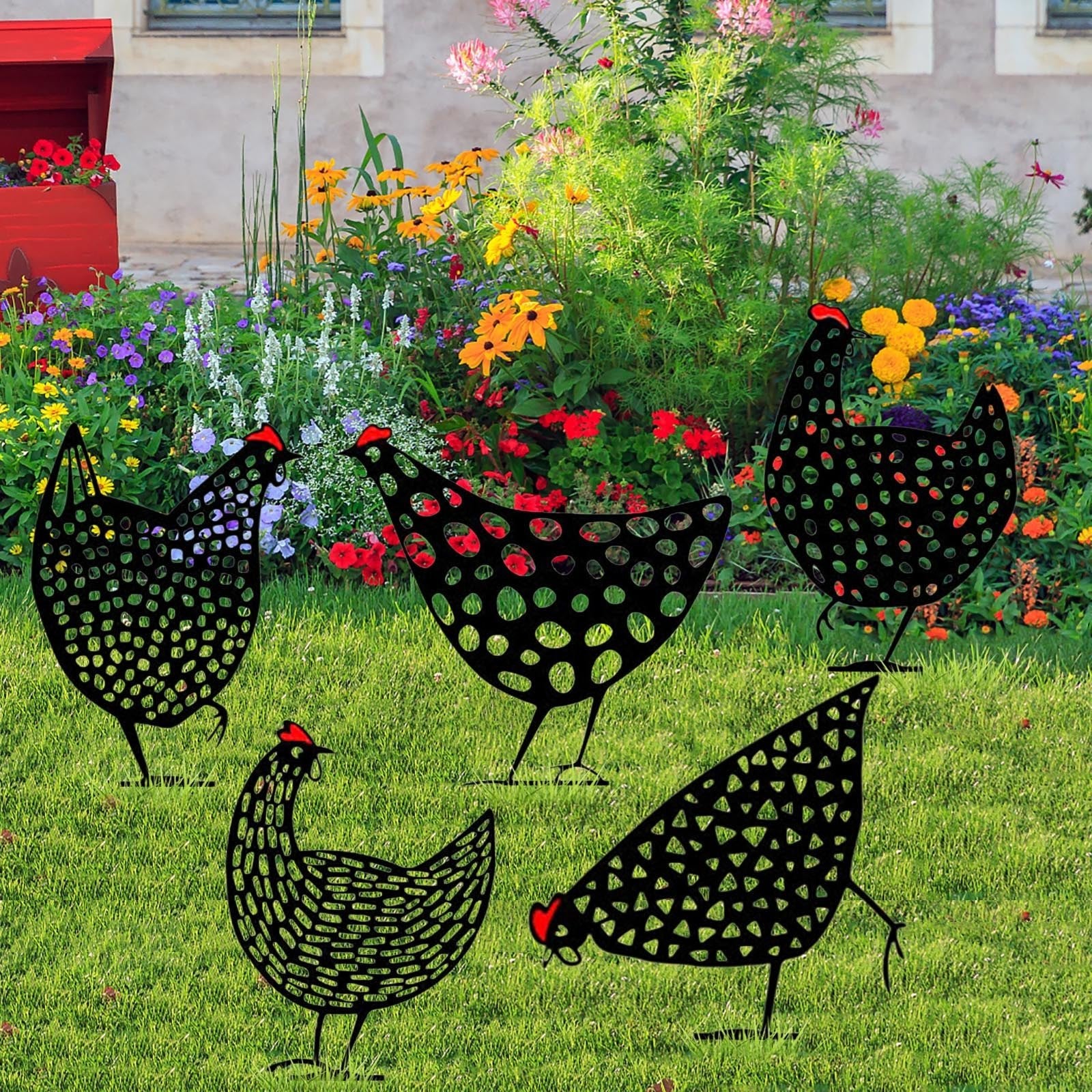 Décoration de Jardin en Poule - Allomarc.com