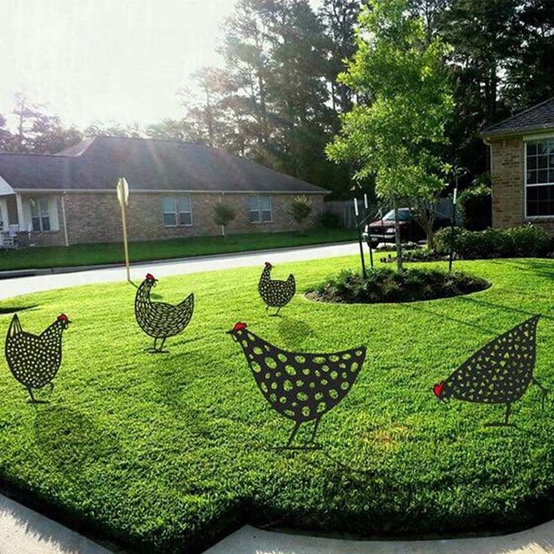 Décoration de Jardin en Poule - Allomarc.com
