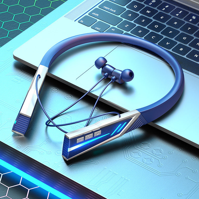 Écouteurs Bluetooth à Panneau Non-Sensible avec Délai de Temps Portés au Cou