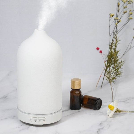 Diffuseur d'Aromathérapie en Céramique Givrée - Allomarc.com