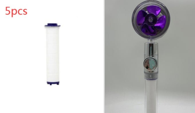 Douche Économe en Eau à Rotations 360 Degrés avec Petit Ventilateur - Allomarc.com