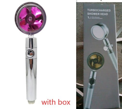 Douche Économe en Eau à Rotations 360 Degrés avec Petit Ventilateur - Allomarc.com