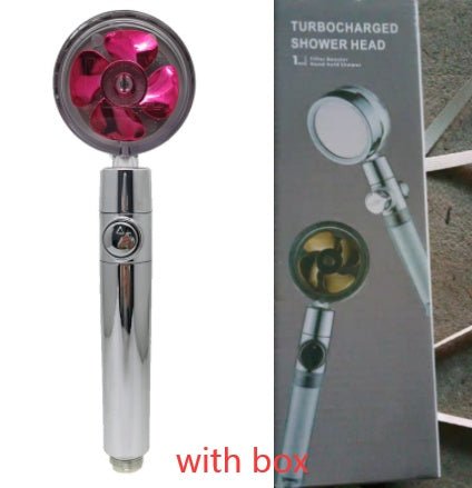 Douche Économe en Eau à Rotations 360 Degrés avec Petit Ventilateur - Allomarc.com