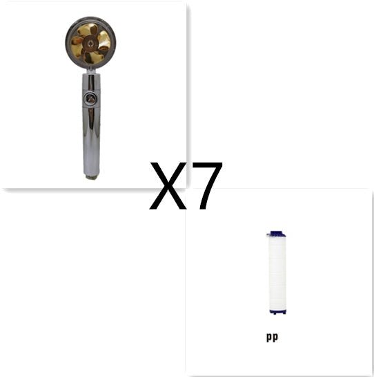 Douche Économe en Eau à Rotations 360 Degrés avec Petit Ventilateur - Allomarc.com