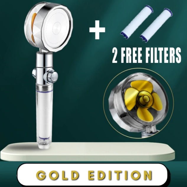 Douche Économe en Eau à Rotations 360 Degrés avec Petit Ventilateur - Allomarc.com