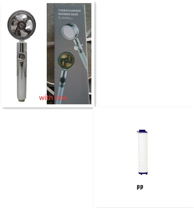 Douche Économe en Eau à Rotations 360 Degrés avec Petit Ventilateur - Allomarc.com