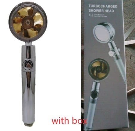 Douche Économe en Eau à Rotations 360 Degrés avec Petit Ventilateur - Allomarc.com