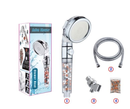 Douche Turbochargée avec Arrêt d'Eau à Un Clic - Allomarc.com