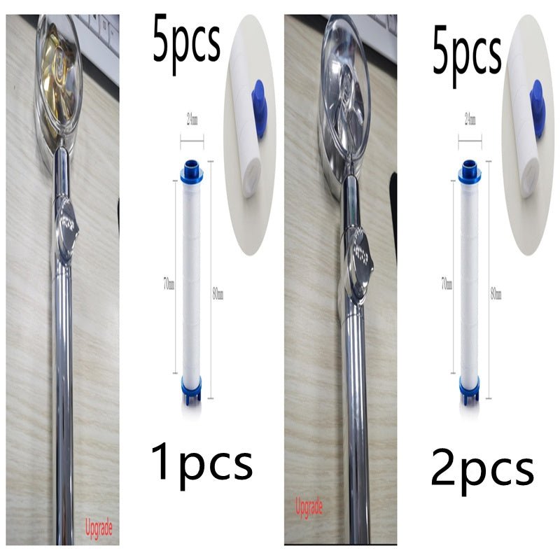 Douchette Turbo Propeller Économiseur d'Eau Haute Pression 360 Degrés avec Extension de Ventilateur - Allomarc.com