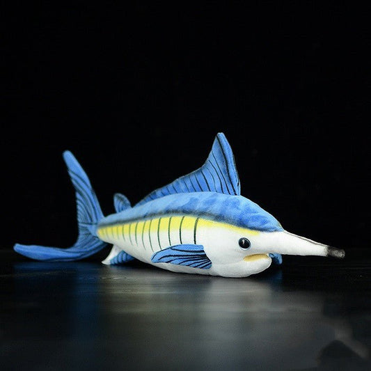 Doudou Marlin Poisson en Peluche Mignon - Allomarc.com