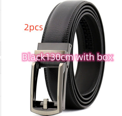 Ceinture à boucle automatique en cuir