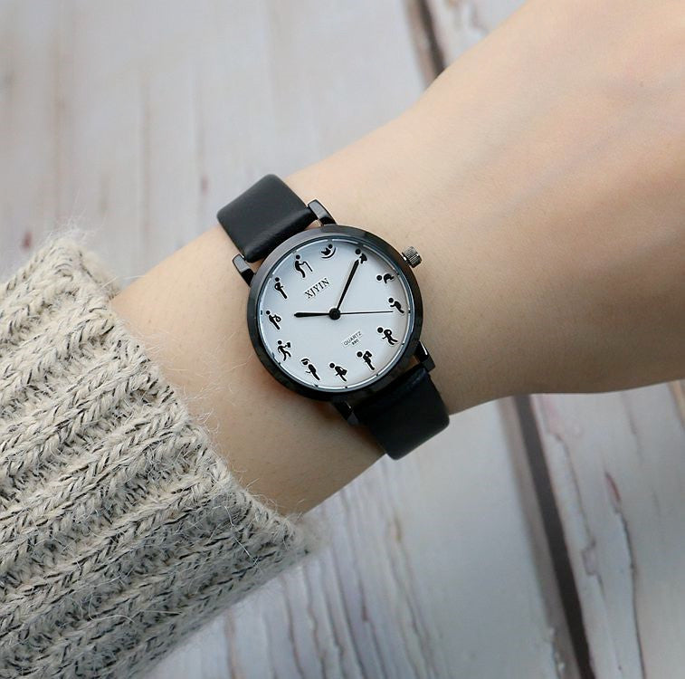 Montre en Quartz Mori Personality Scale pour Hommes et Femmes
