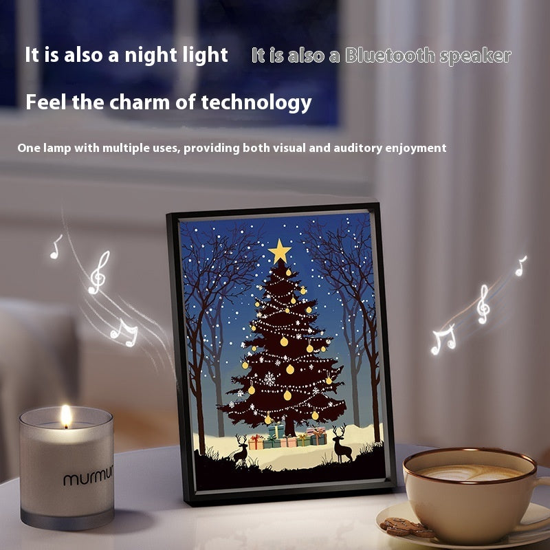 2024 New Bluetooth Christmas Tree Light-Up Speaker