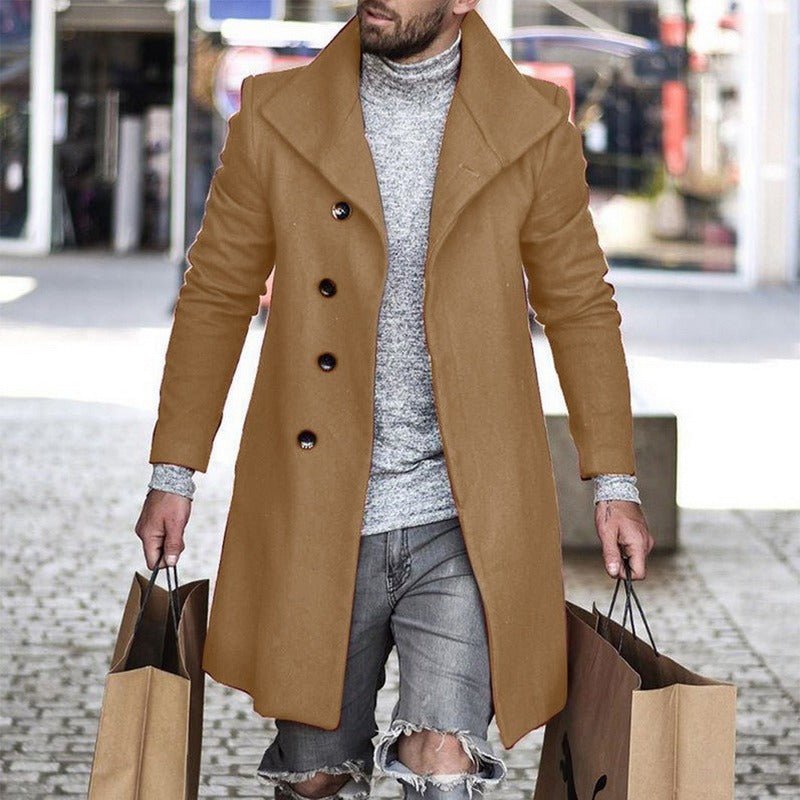 Manteau à Carreaux pour Homme - Nouveau Modèle Étranger