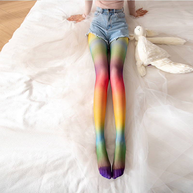 Chaussettes Arc-en-ciel Japonaise pour Femmes