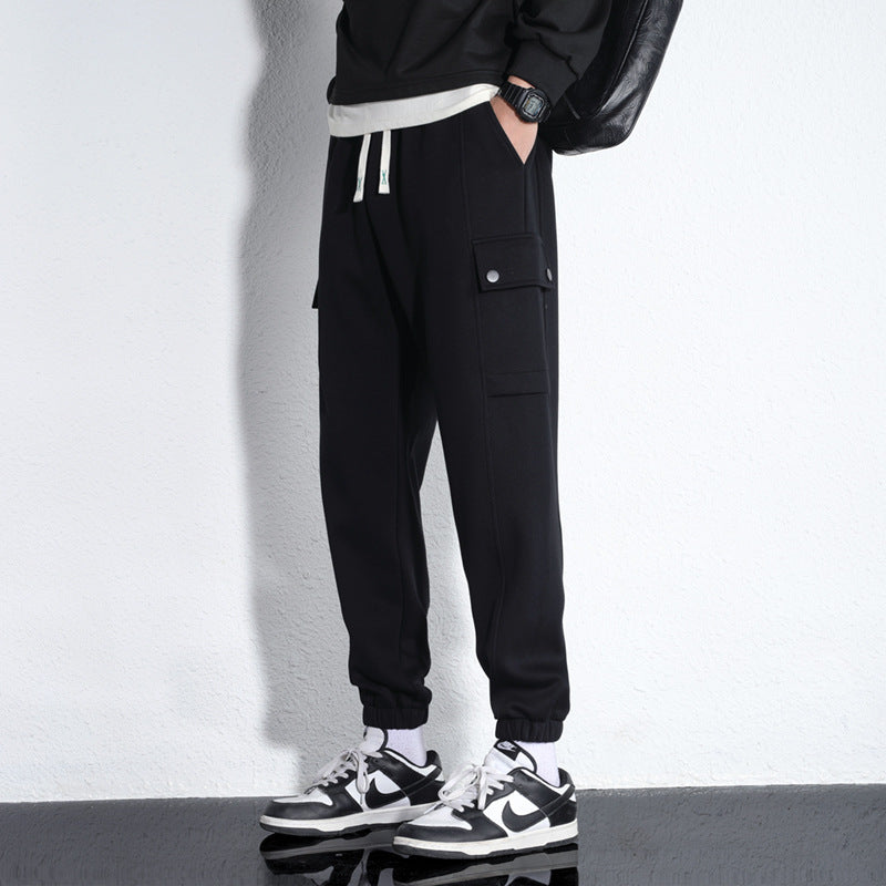 Pantalons de Sport en Coton Tricotés Hommes