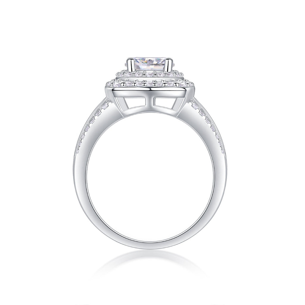 Bague pour Homme en Moissanite - Luxe Lumière Avancée
