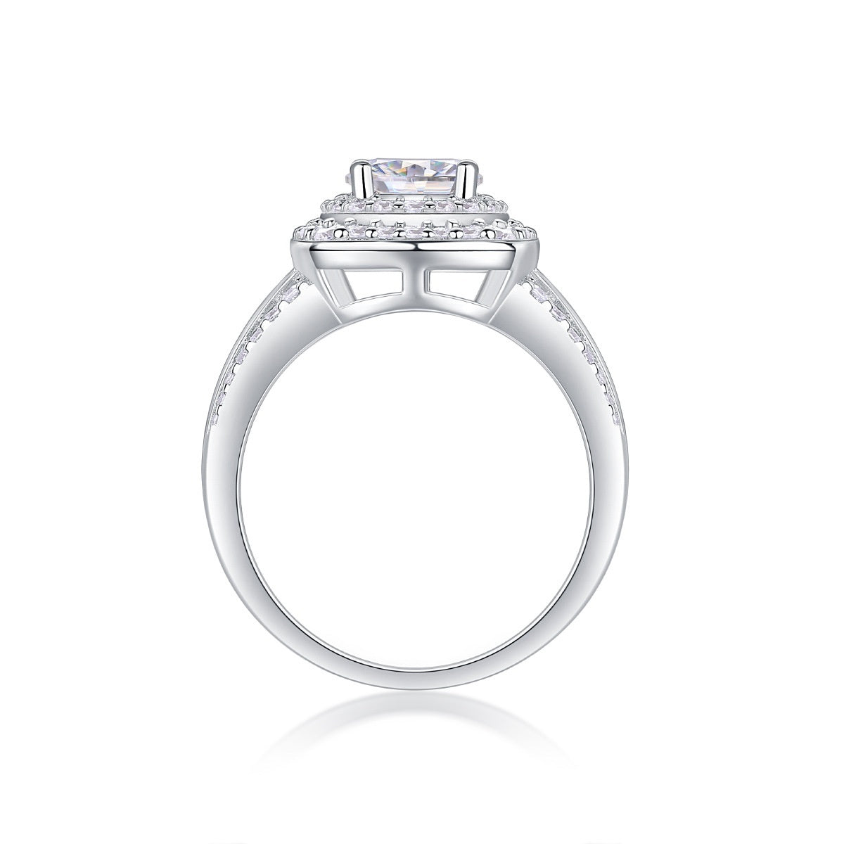 Bague pour Homme en Moissanite - Luxe Lumière Avancée