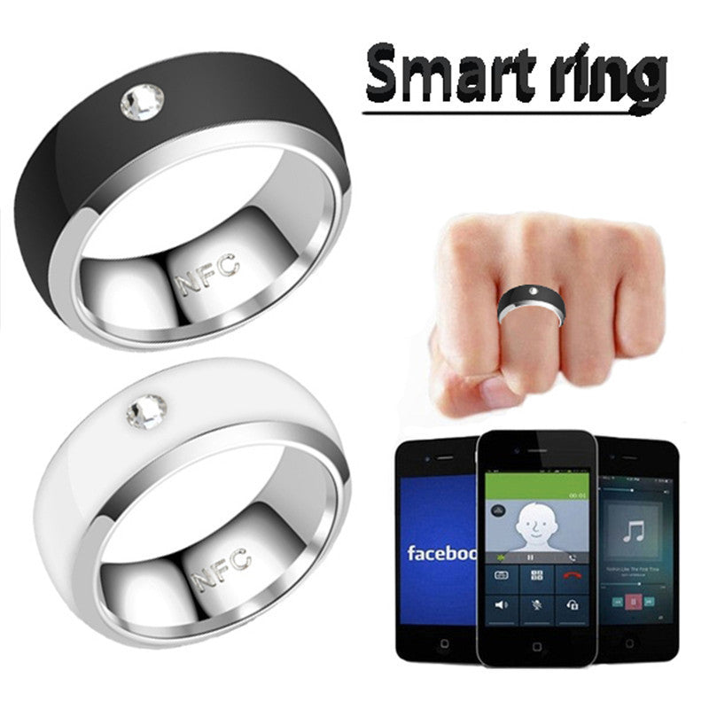 Bague en Acier Inoxydable Multifonctionnelle avec Accès Intelligent