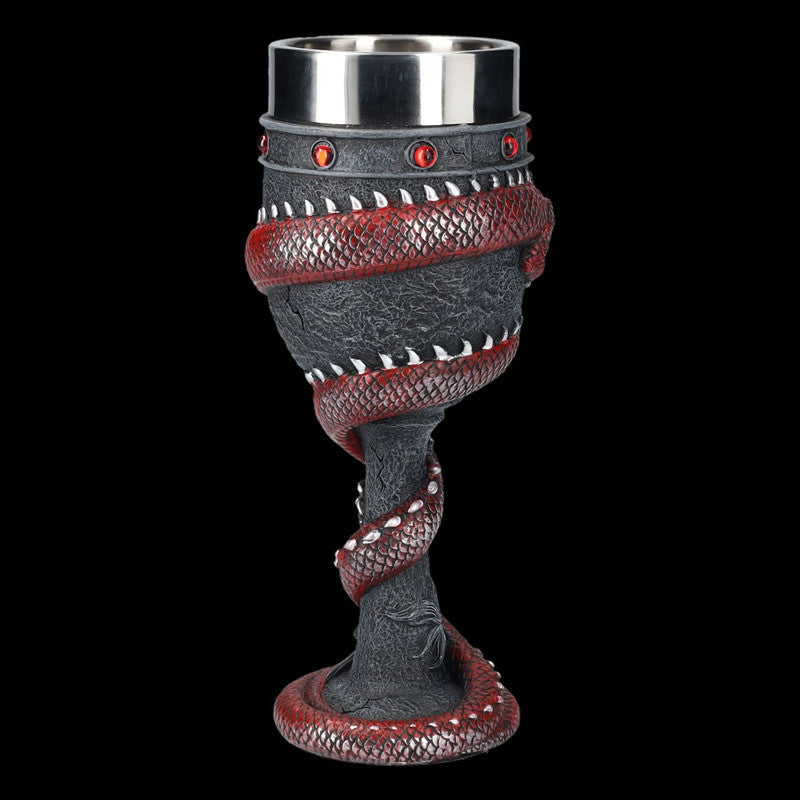 Verre à vin rouge créatif personnalisé 3D en acier inoxydable Dragon Chinois