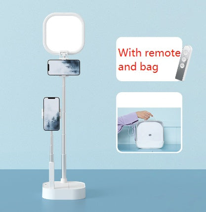Support de Téléphone Mobile Rétractable avec Lumière LED Dimmable