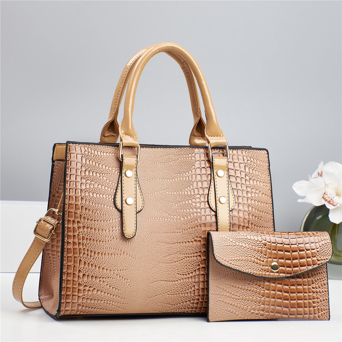 Sac à bandoulière portable deux pièces pour les nouveaux navetteurs - Style européen et américain