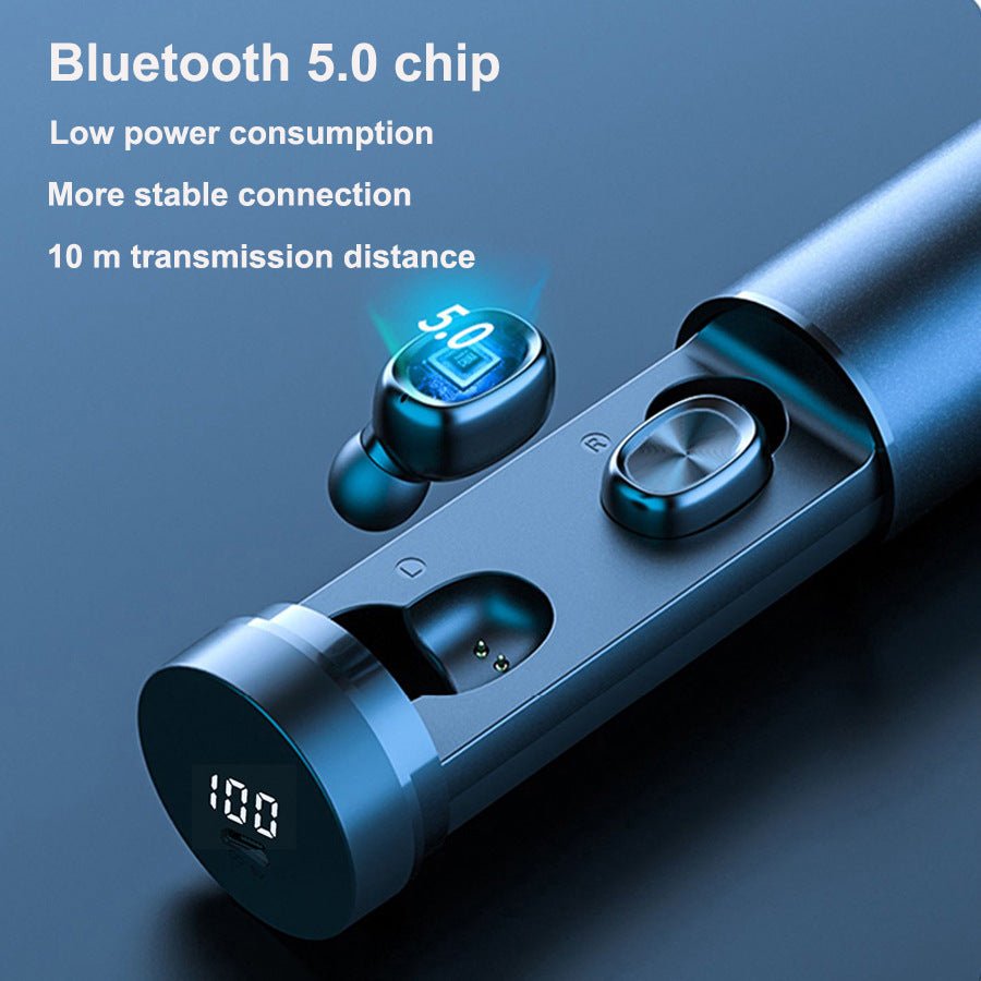 Écouteurs Bluetooth 5.0 sans Fil 8D HIFI Sport avec Micro - Allomarc.com