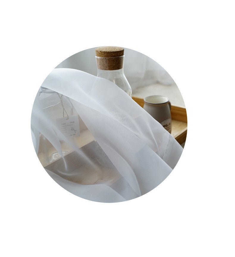 Écran de Fenêtre en Coton et Lin de Couleur Pure Moderne et Simple - Allomarc.com