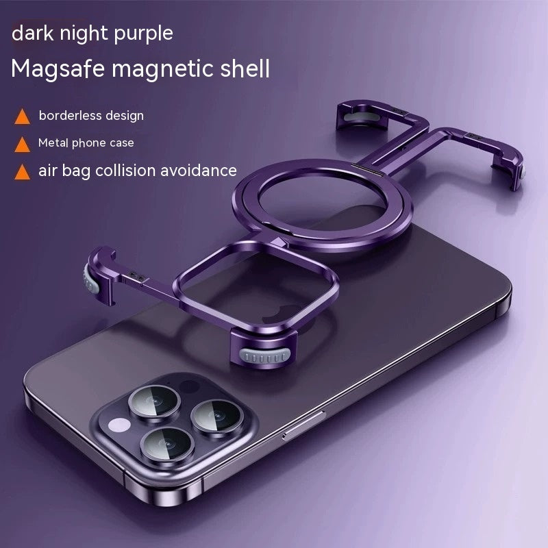 Coque de Téléphone Métallique Anti-Chute en Aluminium de Grade Aéronautique