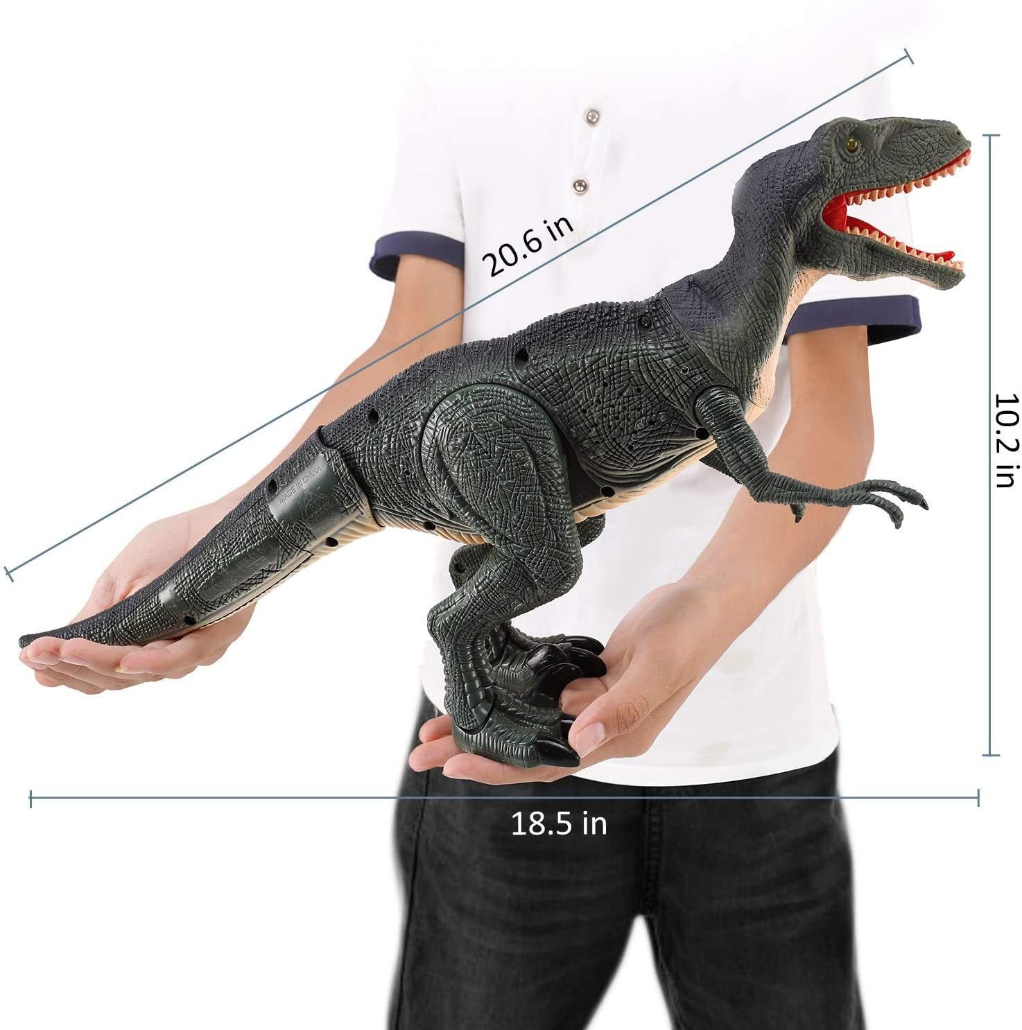 Electric Dinosaur Simulation Walking Animal Remote Control Toy - Allomarc.com