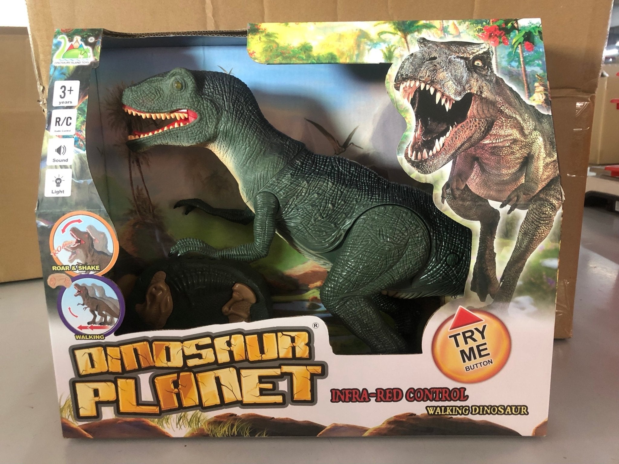 Electric Dinosaur Simulation Walking Animal Remote Control Toy - Allomarc.com