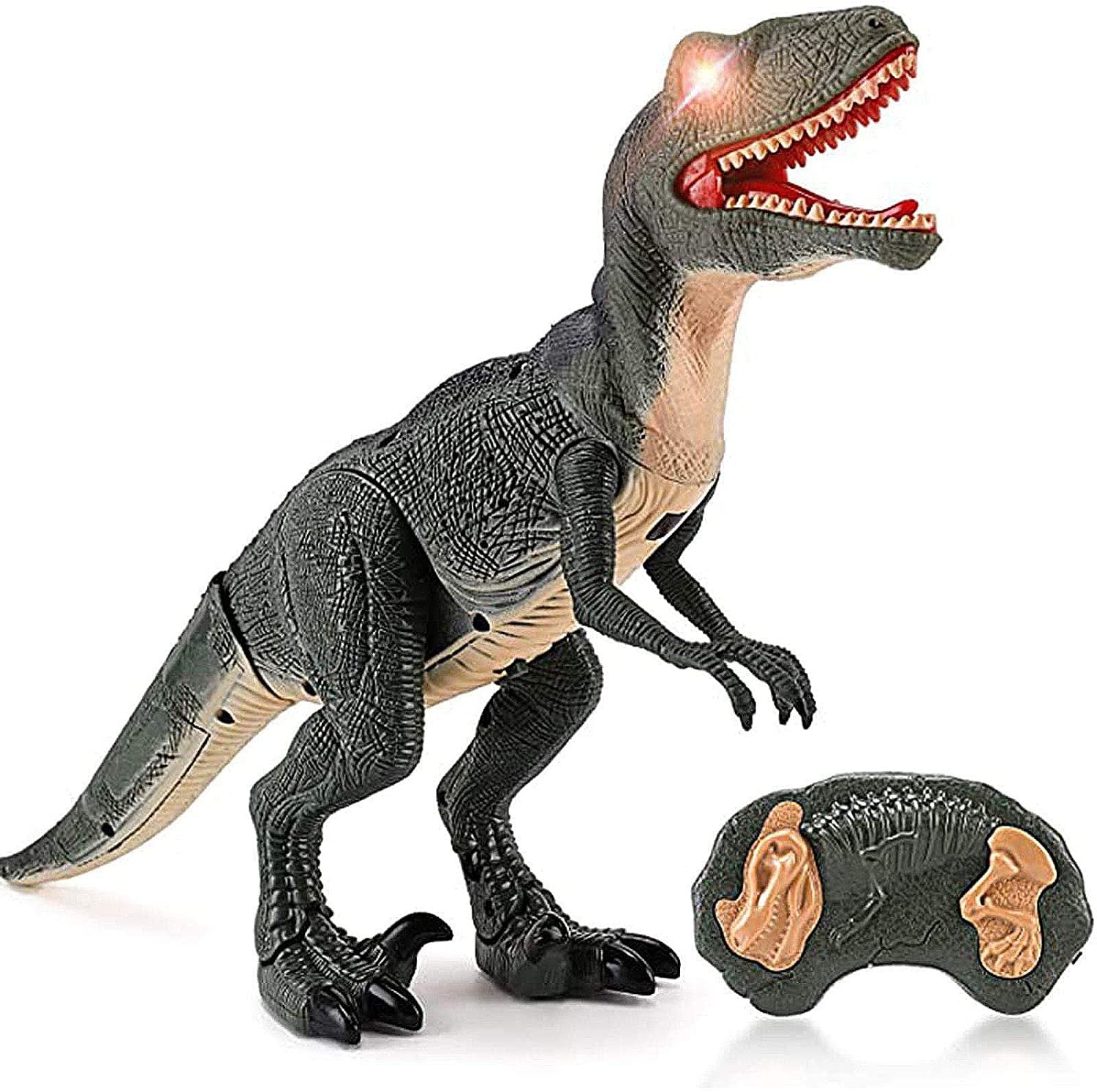 Electric Dinosaur Simulation Walking Animal Remote Control Toy - Allomarc.com