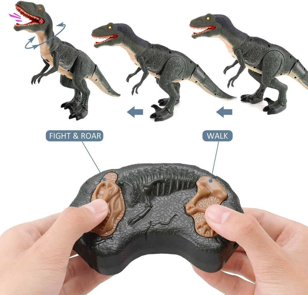Electric Dinosaur Simulation Walking Animal Remote Control Toy - Allomarc.com