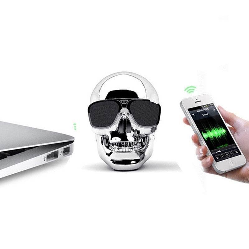 Enceinte Bluetooth Skull Sans Fil - Allomarc.com