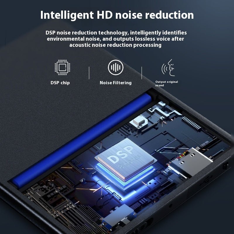 Enregistreur Vocal Intelligent HD Ultra - Fin - Allomarc.com