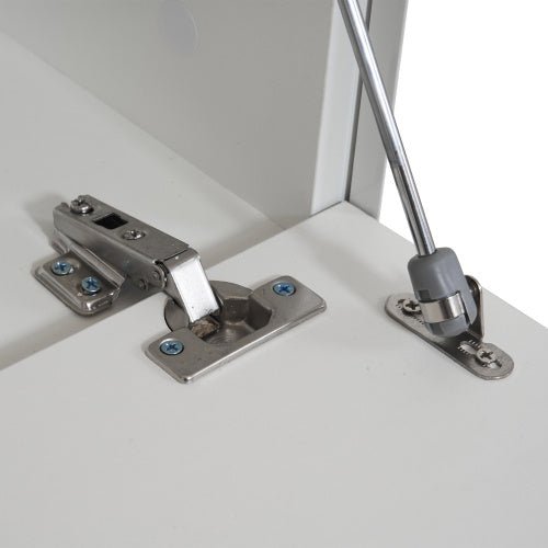 Ensemble de 3 unités murales TV, meuble TV LED, cabinet TV haut brillant, mobilier de salon blanc - Allomarc.com