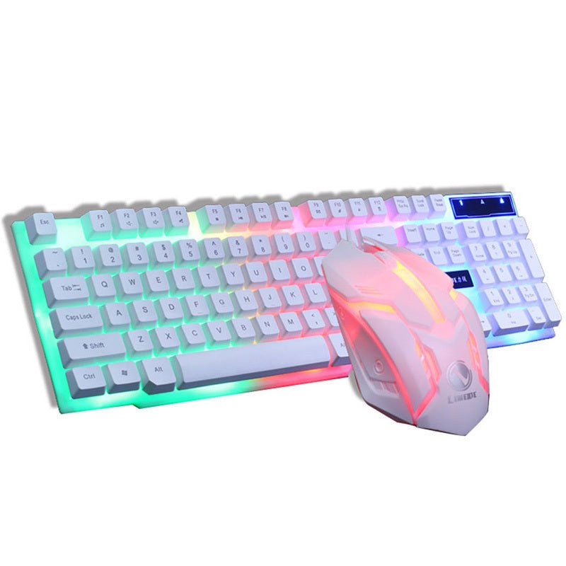 Ensemble de Clavier et Souris de Jeu GTX300 CF LOL avec Éclairage - Allomarc.com