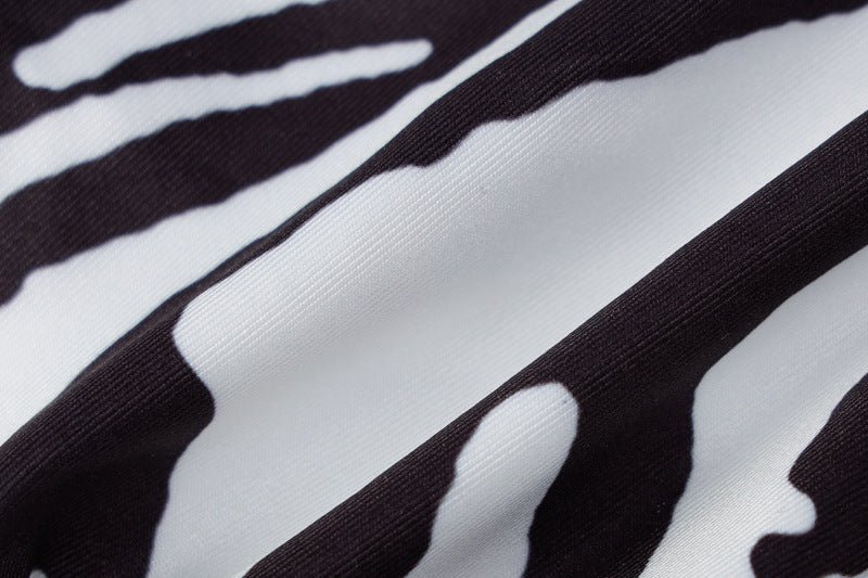 Ensemble de Maillot de Bain Imprimé avec Chaîne Tether - Allomarc.com