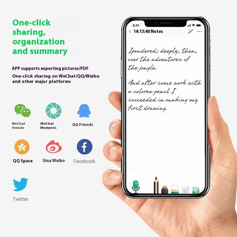 Ensemble de Stylo Intelligent et Carnet - Allomarc.com