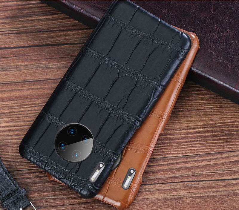 Étui en Cuir d'Alligator pour Téléphone - Allomarc.com