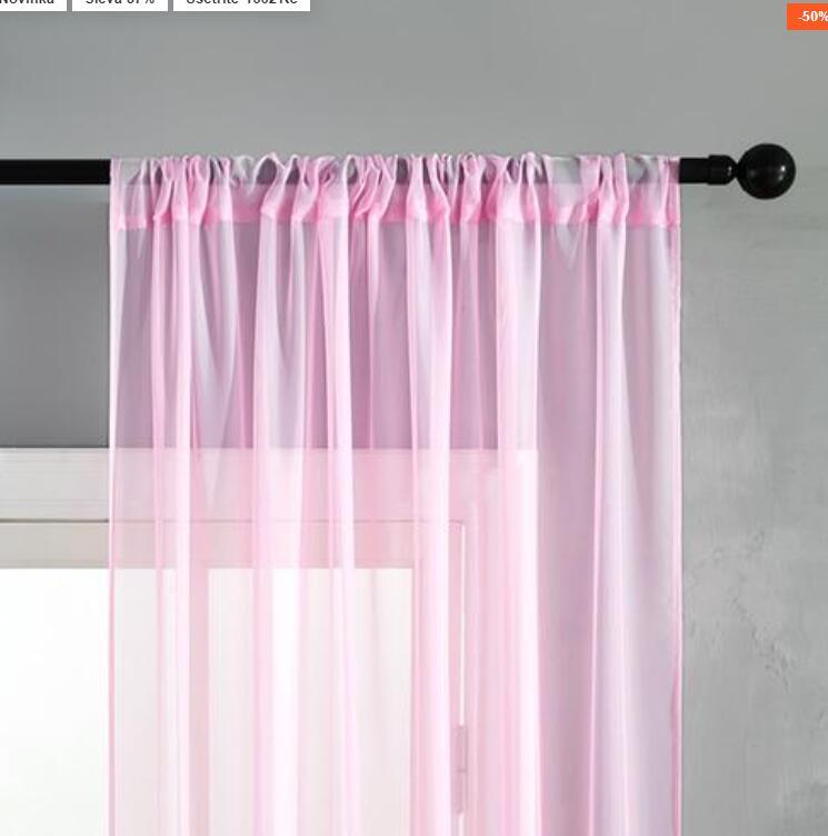 Écran de Fenêtre en Coton et Lin de Couleur Pure Moderne et Simple