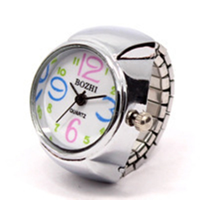 Montre Couple Personnalisée en Alliage Argenté - Vente Chaude Mode Korréenne