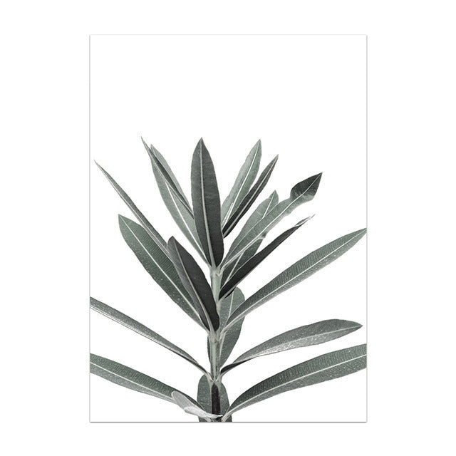 Toile de Décoration de Plantes Nordiques