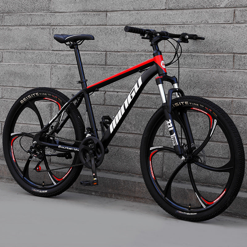 Vélo de montagne 24/26 pouces avec frein à disque et absorption de chocs