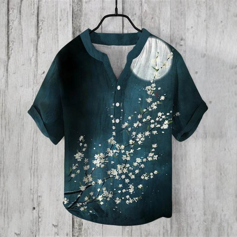 Vêtements décontractés d'été pour hommes - T-shirt à manches courtes en V - Allomarc.com