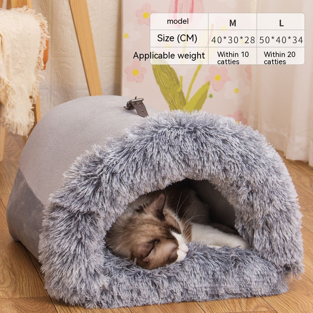 Nid Portable Splice pour Animaux - Confort d'Automne et Hiver