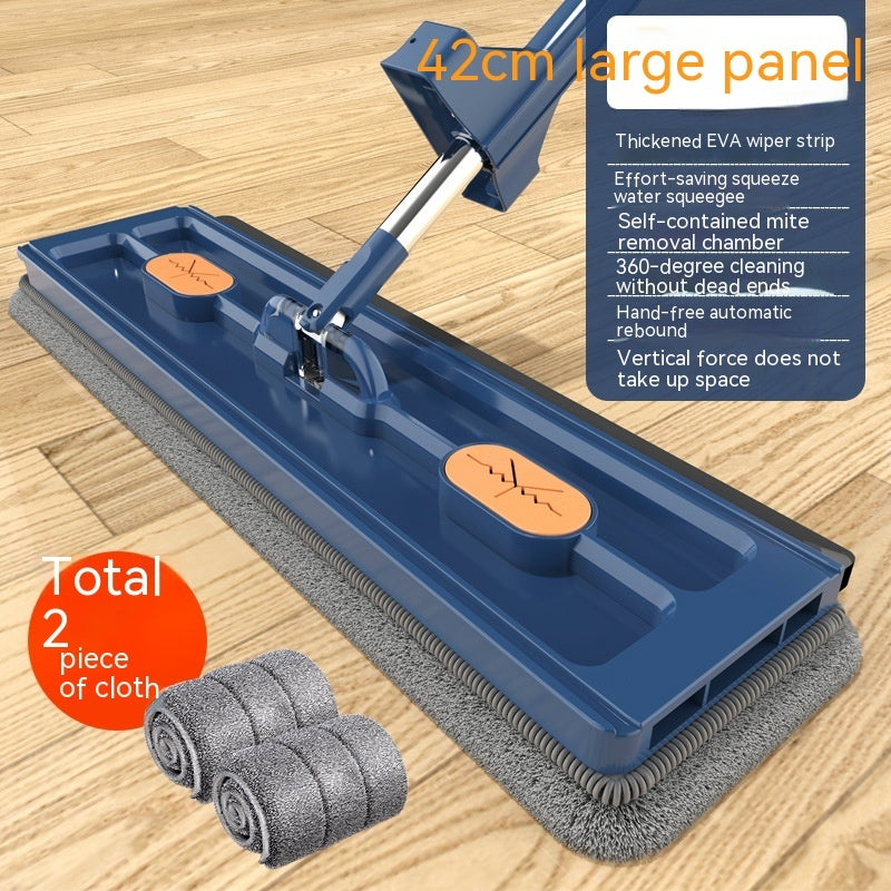 Nouveau Mop Plat Large Style 360° Rotation - Parfait pour Tous Types de Sols