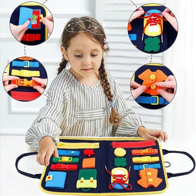 Livre d'Activités Enfant : Tableau Sensoriel d'Apprentissage - Allomarc.com