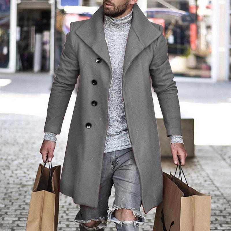 Manteau à Carreaux pour Homme - Nouveau Modèle Étranger